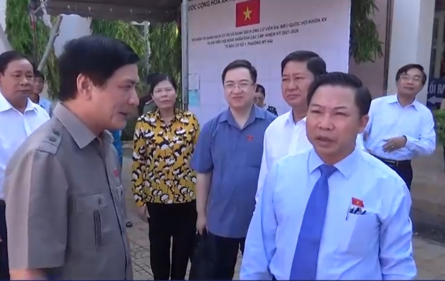 Ủy ban Thường vụ Quốc hội kiểm tra công tác bầu cử tại Ninh Thuận